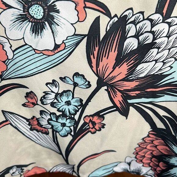 TOV Los Angeles Floral Kimono Top/Shrug Size 38/Small Nwt - Picture 3 of 8